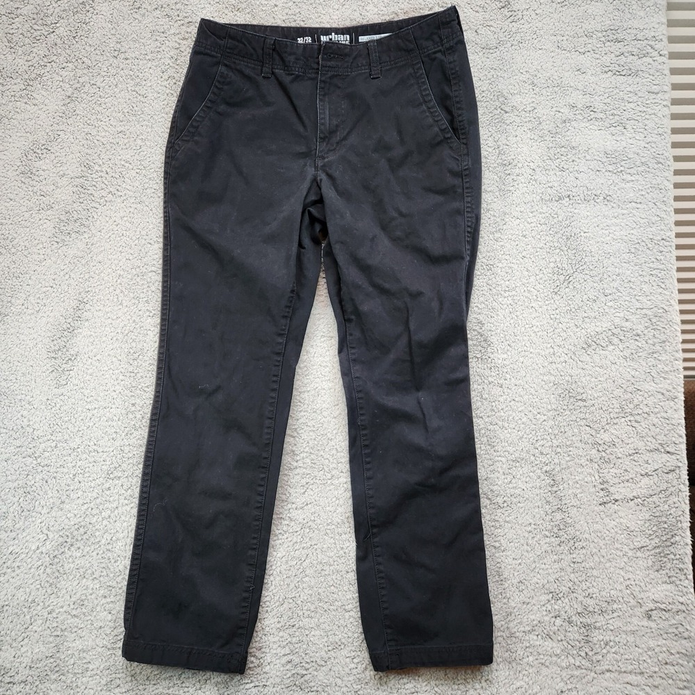 Urban Pipeline Jeans Men's 32x32 Black Denim Relaxed Fit Straight Leg Americana